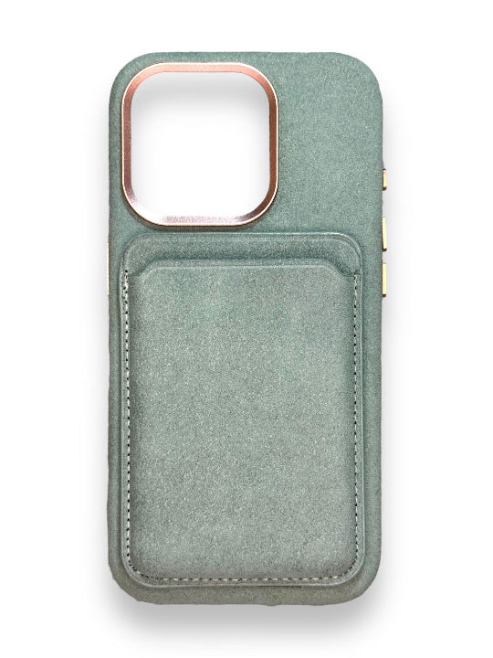 Alcantara iPhone Case And MagSafe Wallet - Timexout