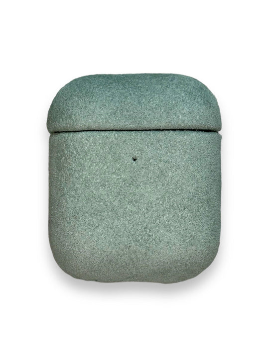 AirPods 1/2 Case Alcantara Cyan - Timexout