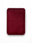 Magsafe Wallet Alcantara Burgundy - Timexout